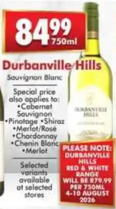 Prestons Durbanville Hills Sauvignon Blanc offer