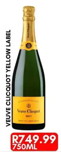 Prestons Veuve Clicquot Champagne offer