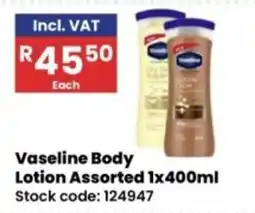 Africa Cash and Carry Vaseline Body Lotion Assorted offer
