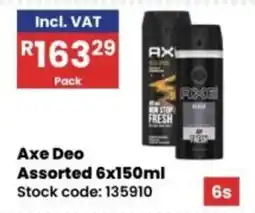 Africa Cash and Carry Axe Deo Assorted offer