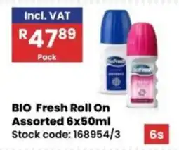 Africa Cash and Carry BIO Fresh Roll On Assorted offer