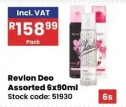 Africa Cash and Carry Revlon Deo Assorted offer
