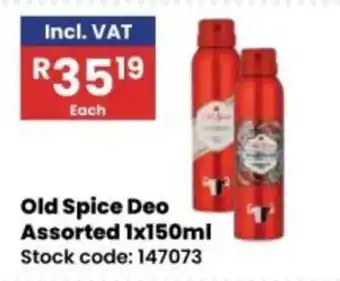 Africa Cash and Carry Old Spice Deo Assorted offer