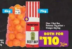 Shoprite Class 1 Best Buy Potatoes + Oranges offer