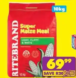 Shoprite Ritebrand Super Maize Meal offer