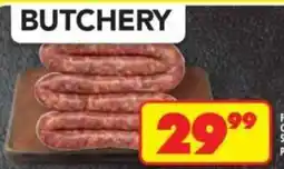 Shoprite Sausages offer