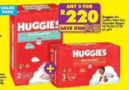 Shoprite Huggies Dry Comfort offer