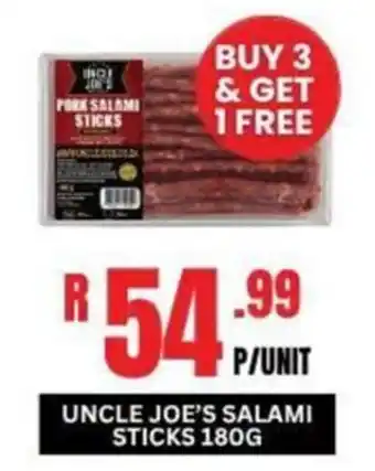 Fleisherei Uncle Joe's Salami Sticks offer