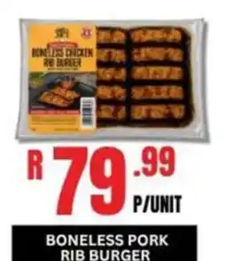 Fleisherei Boneless Chicken Rib Burger offer