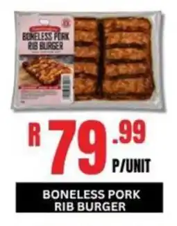 Fleisherei Boneless Pork Rib Burger offer