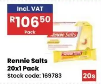 Africa Cash and Carry Rennie Salts offer