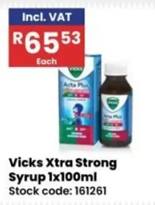 Africa Cash and Carry Vicks Xtra Strong Syrup offer