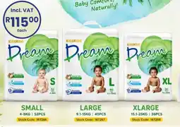 Africa Cash and Carry Kisskids Dream Baby Diapers offer