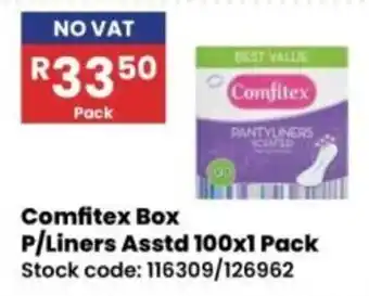 Africa Cash and Carry Comfitex Box P/Liners Asstd offer