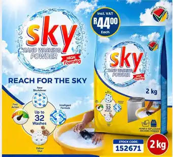Africa Cash and Carry sky hand washing powder offer