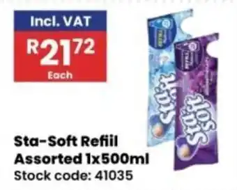 Africa Cash and Carry Sta-Soft Refill Assorted offer