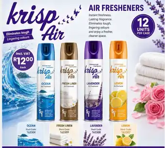 Africa Cash and Carry Krisp Air Air Freshener offer