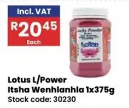 Africa Cash and Carry Lotus L/Power Itsha Wenhianhla offer