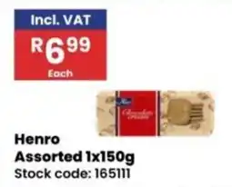 Africa Cash and Carry Henro Assorted offer