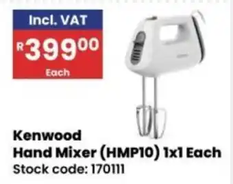 Africa Cash and Carry Kenwood Hand Mixer (HMP10) offer