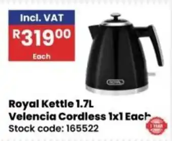 Africa Cash and Carry Royal Kettle 1.7L offer