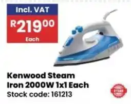 Africa Cash and Carry Kenwood Steam Iron offer