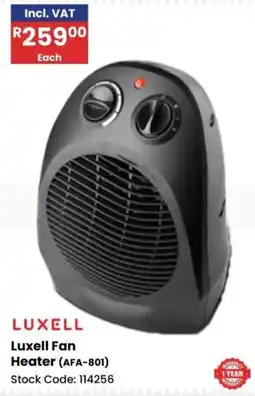 Africa Cash and Carry Luxell Fan Heater offer