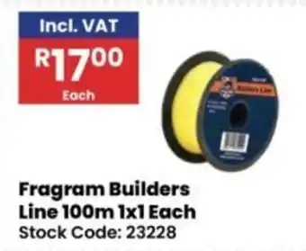Africa Cash and Carry Fragram Builders Line offer