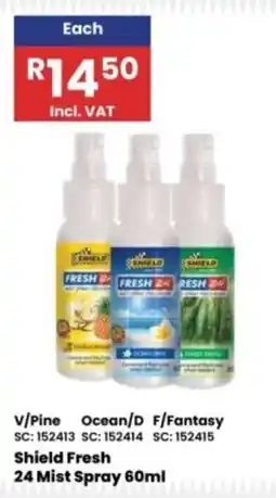 Africa Cash and Carry Shield Fresh 24 Mist Spray offer