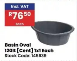 Africa Cash and Carry Basin Oval offer