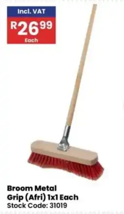 Africa Cash and Carry Broom Metal Grip (Afri) offer