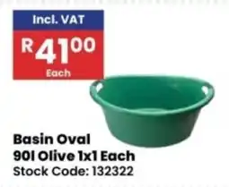Africa Cash and Carry Basin Oval 90I Olive offer