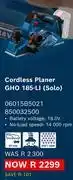 Builders Warehouse Bosch Cordless Planer GHO 185-Li (Solo) 06015B5021 850032500 offer