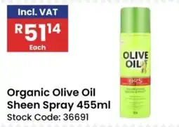 Africa Cash and Carry Organic Olive Oil Sheen Spray offer