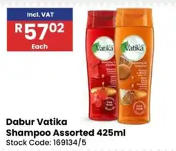 Africa Cash and Carry Dabur Vatika Shampoo Assorted offer