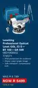 Builders Warehouse Bosch Levelling Professional Optical Level GOL 32 D+BT 160+GR 500 0601068502 774571 offer