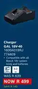 Builders Warehouse Bosch Charger GAL 18V-40 1600A019RJ 774409 offer