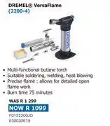 Builders Warehouse Dremel Versa Flame F0132200JD 850030619 offer