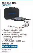 Builders Warehouse Dremel 4250-35 F0134250JA 771562 offer