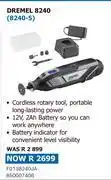 Builders Warehouse Dremel 8240-5 F0138240JA 850007408 offer