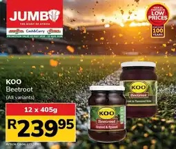 Jumbo Koo Beetroot offer