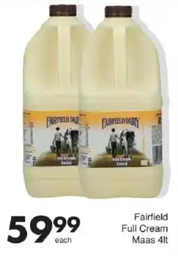 Save Fairfield Full Cream Maas offer