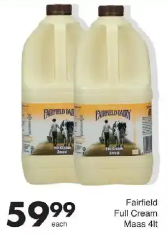 Save Fairfield Full Cream Maas offer