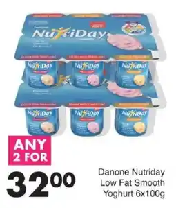 Save Danone Nutriday Low Fat Smooth Yoghurt offer