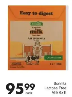 Save Bonita Lactose Free Milk offer