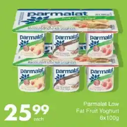 Save Parmalat Low Fat Fruit Yoghurt offer