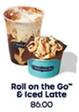 Cinnabon Roll on the Go™ & Iced Latte offer