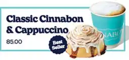Cinnabon Classic Cinnabon & Cappuccino offer
