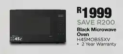 House & Home Black Microwave Oven offer
