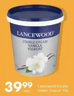 Save Lancewood Double Cream Yoghurt offer